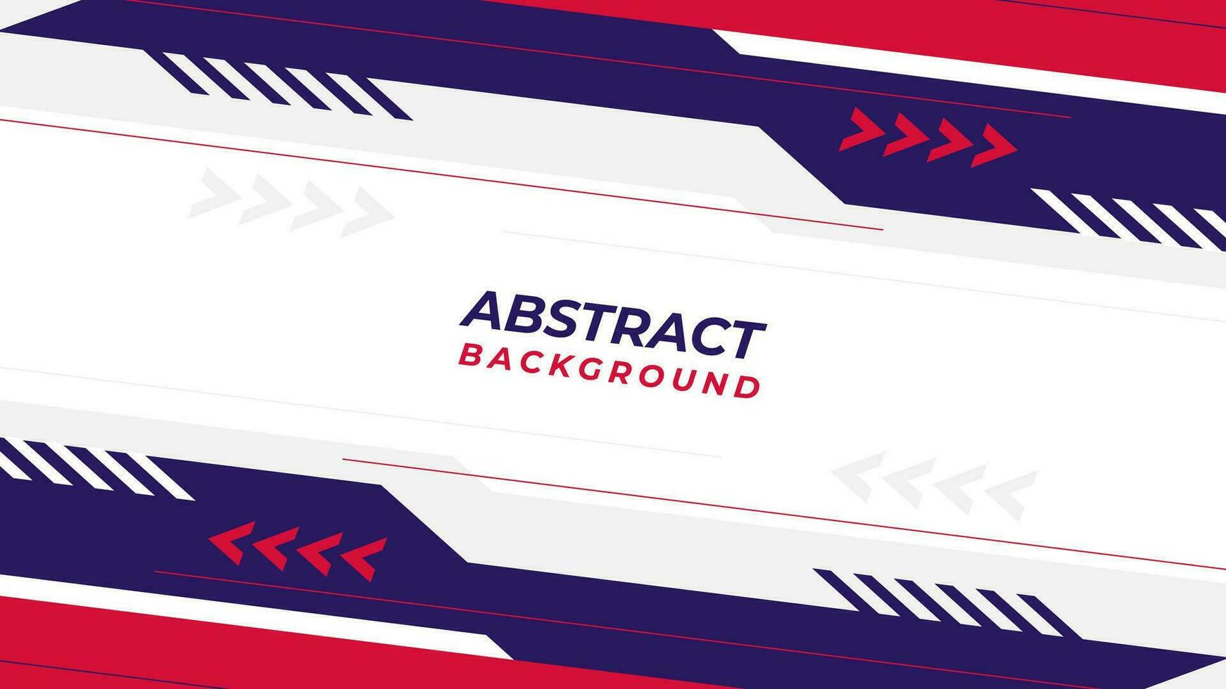 Modern abstract background design with red and blue shape on white background. Technology background vector
