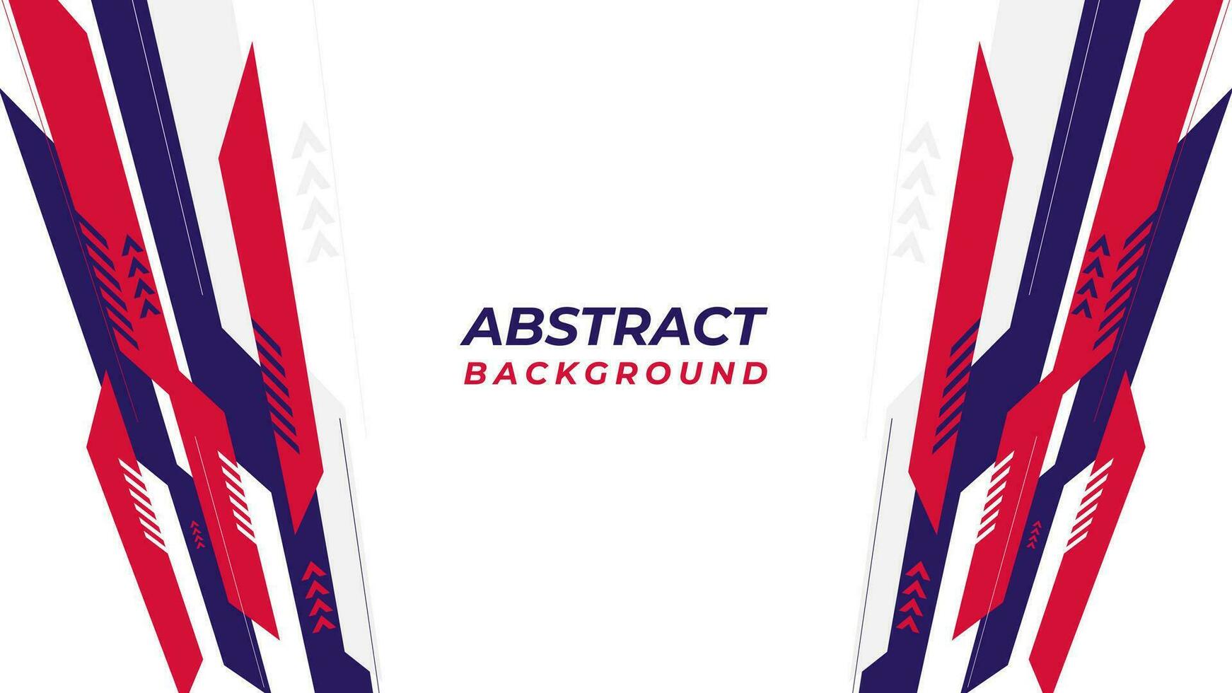 Modern abstract background design with red and blue shape on white background. Technology background vector