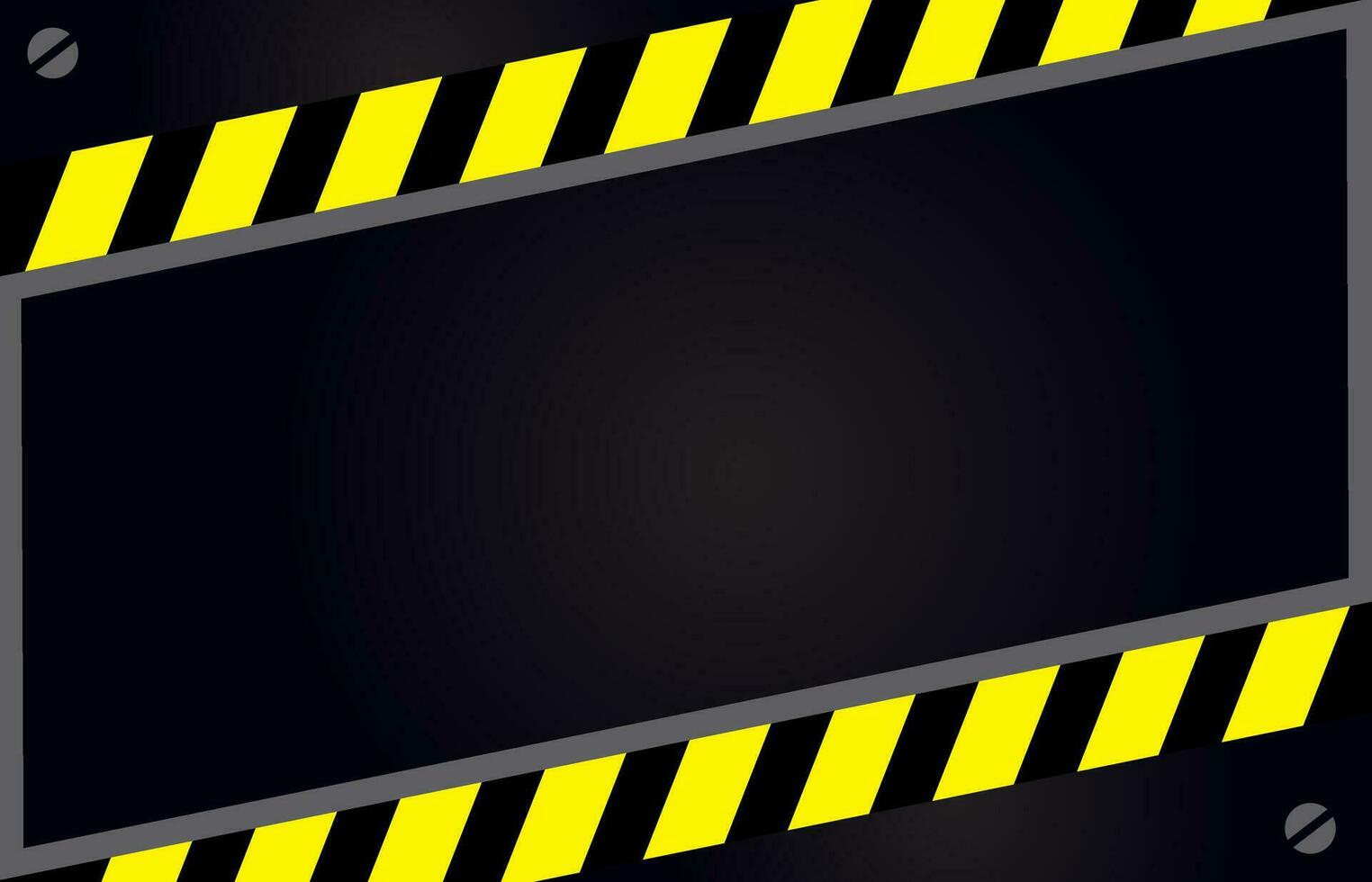 Under construction background in yellow and black stripes vector