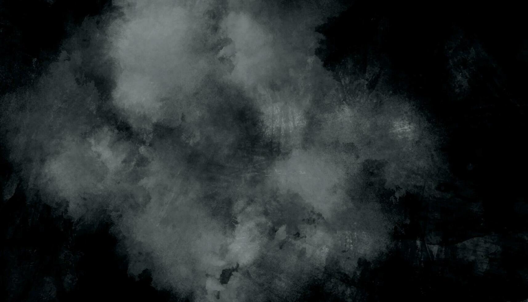 negro y gris acuarela grunge textura antecedentes. negro y blanco antecedentes. negro pared textura. gris negro grunge textura. pared con Roca. acuarela Clásico negro antecedentes textura vector