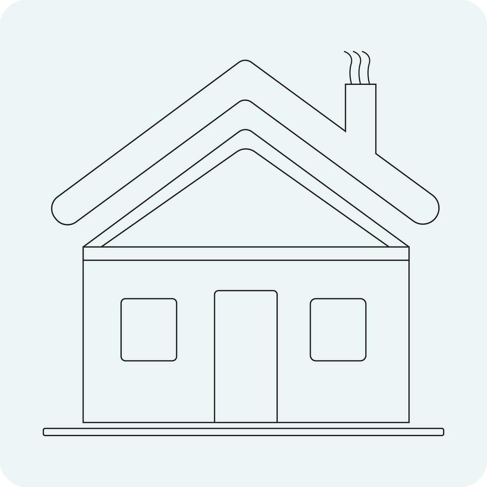 casa, hogar icono, símbolo vector ilustración