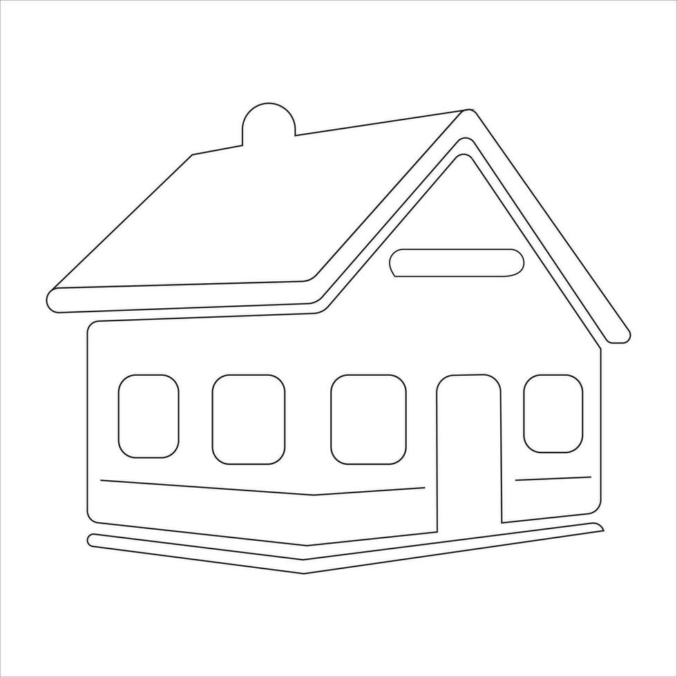 casa, hogar icono, símbolo vector