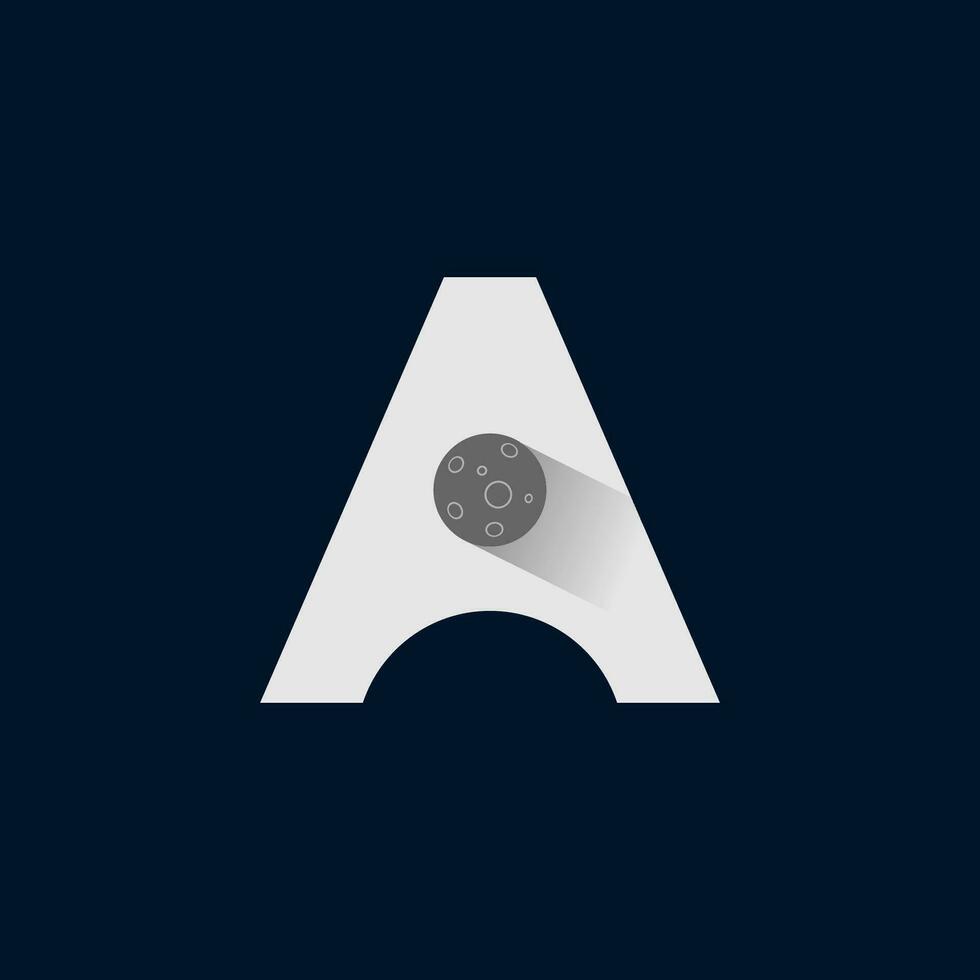 letter A abstract design logo vector