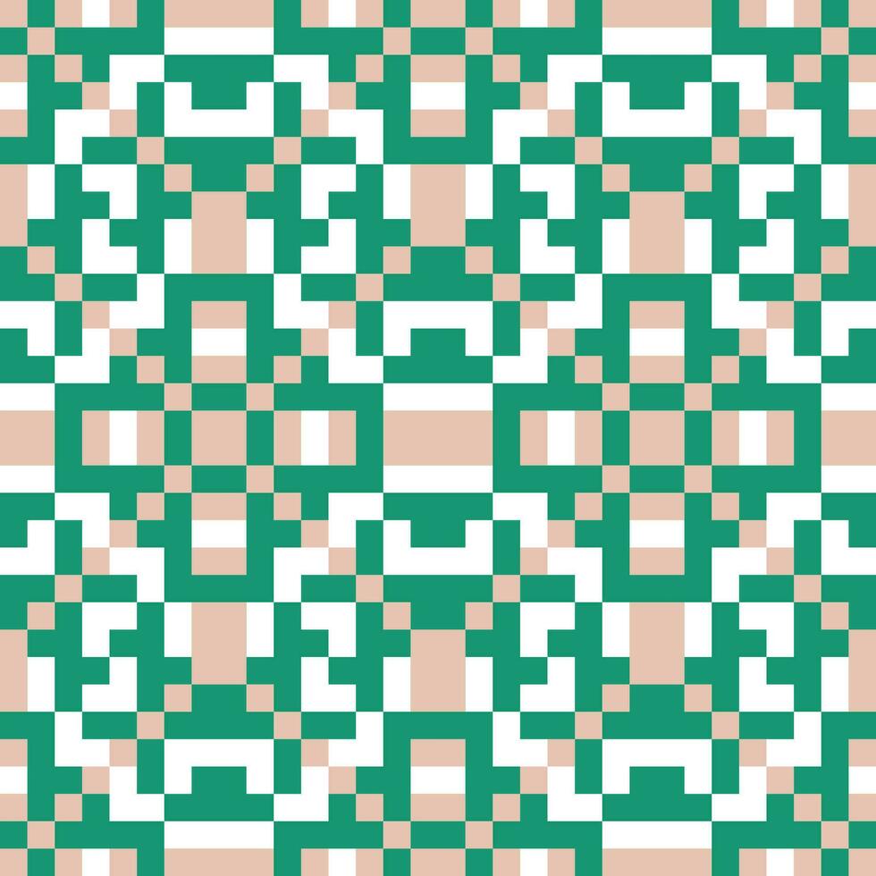 a green and white pattern with squares vector