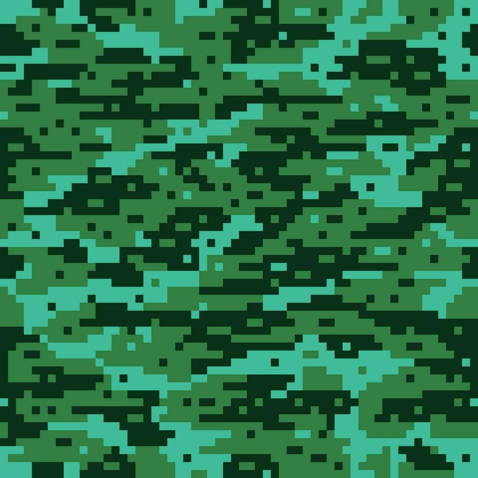green digital camouflage background vector