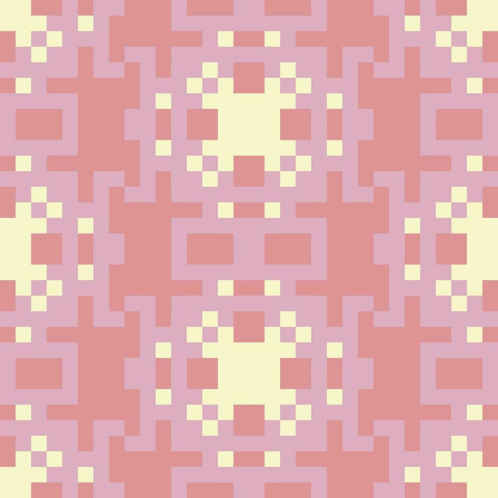 a pink and yellow geometric pattern vector