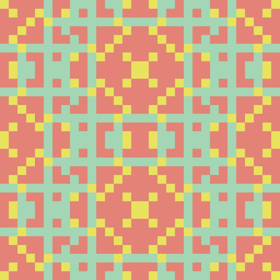 a colorful pattern with squares and squares vector
