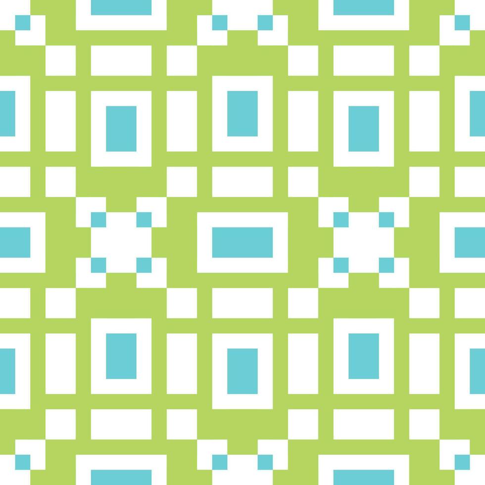 a green and white geometric pattern vector
