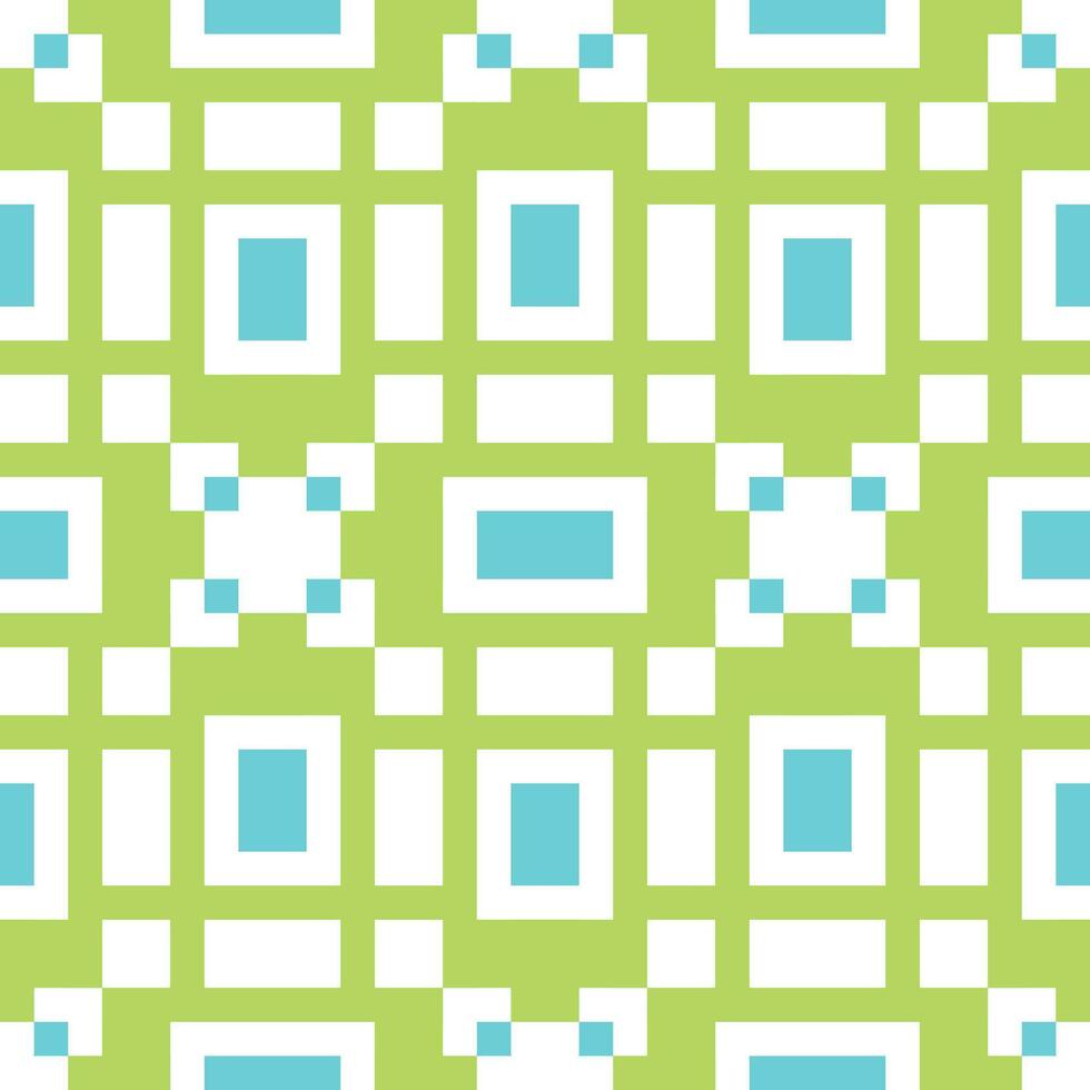 a green and white geometric pattern vector