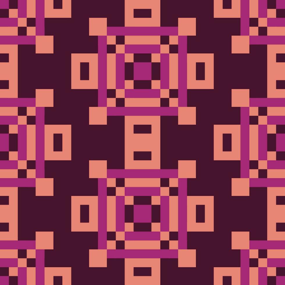 a pixelated pattern with squares and squares vector
