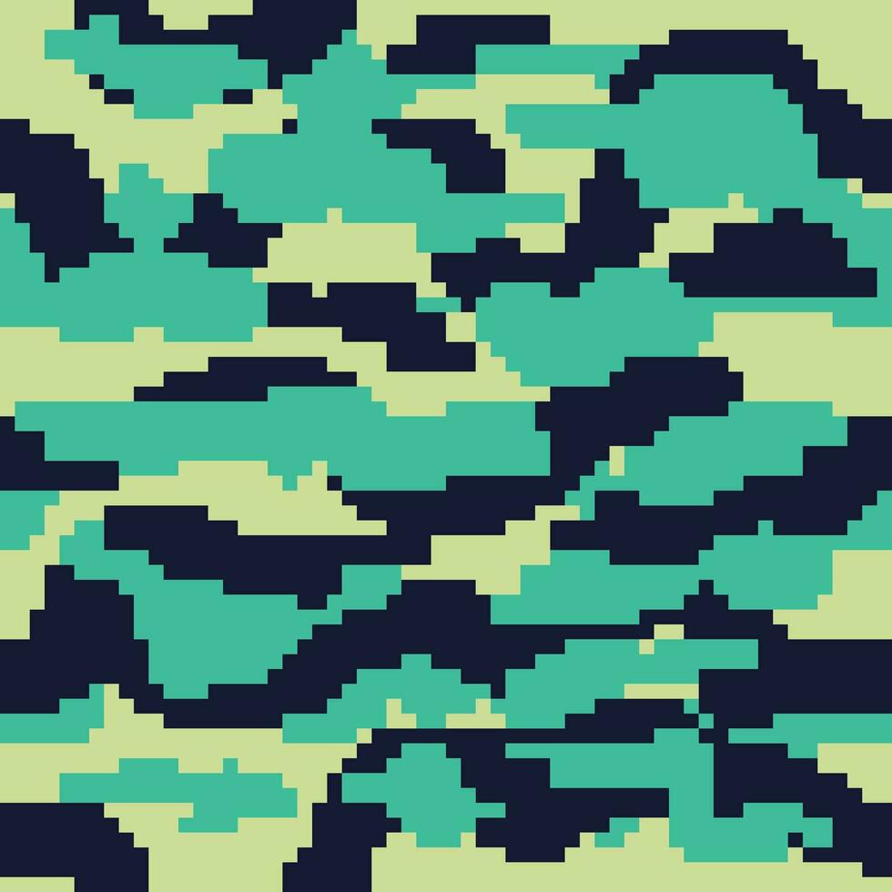 un píxel estilo antecedentes con verde y azul cuadrícula vector