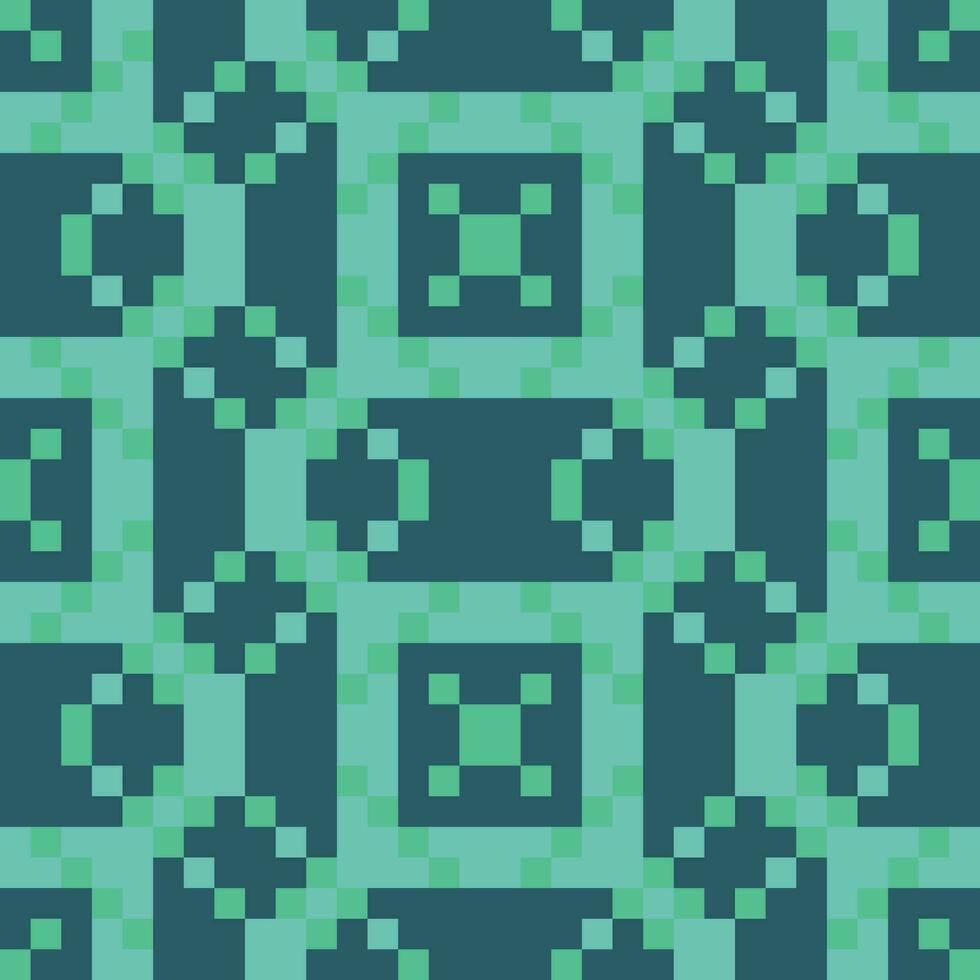 a green and blue pattern with squares vector