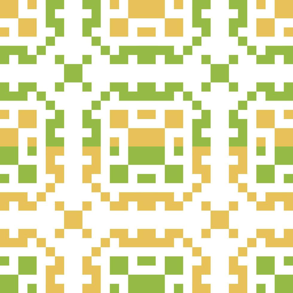 pixel art seamless pattern vector
