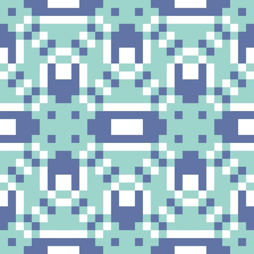 pixel art seamless pattern vector