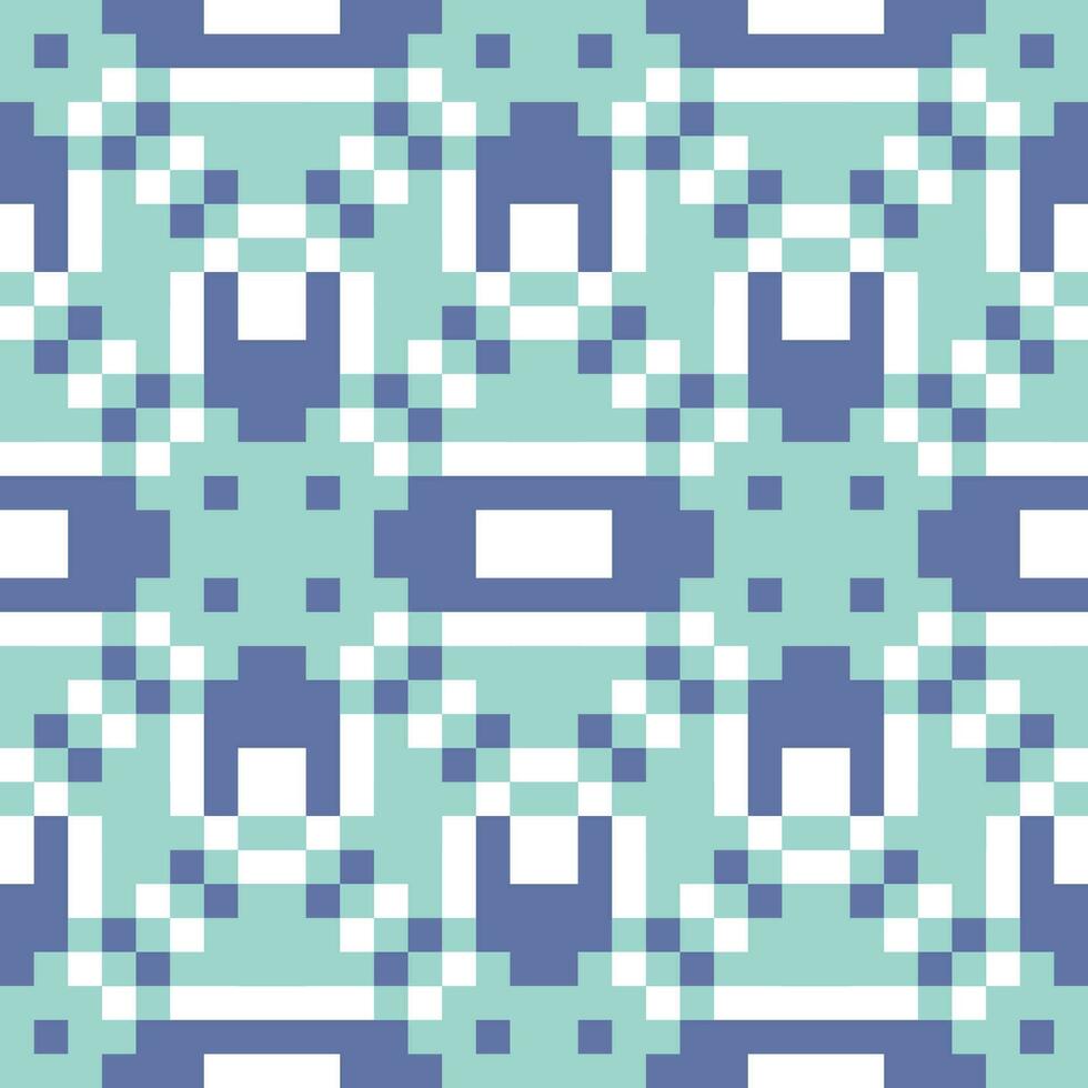 pixel art seamless pattern vector