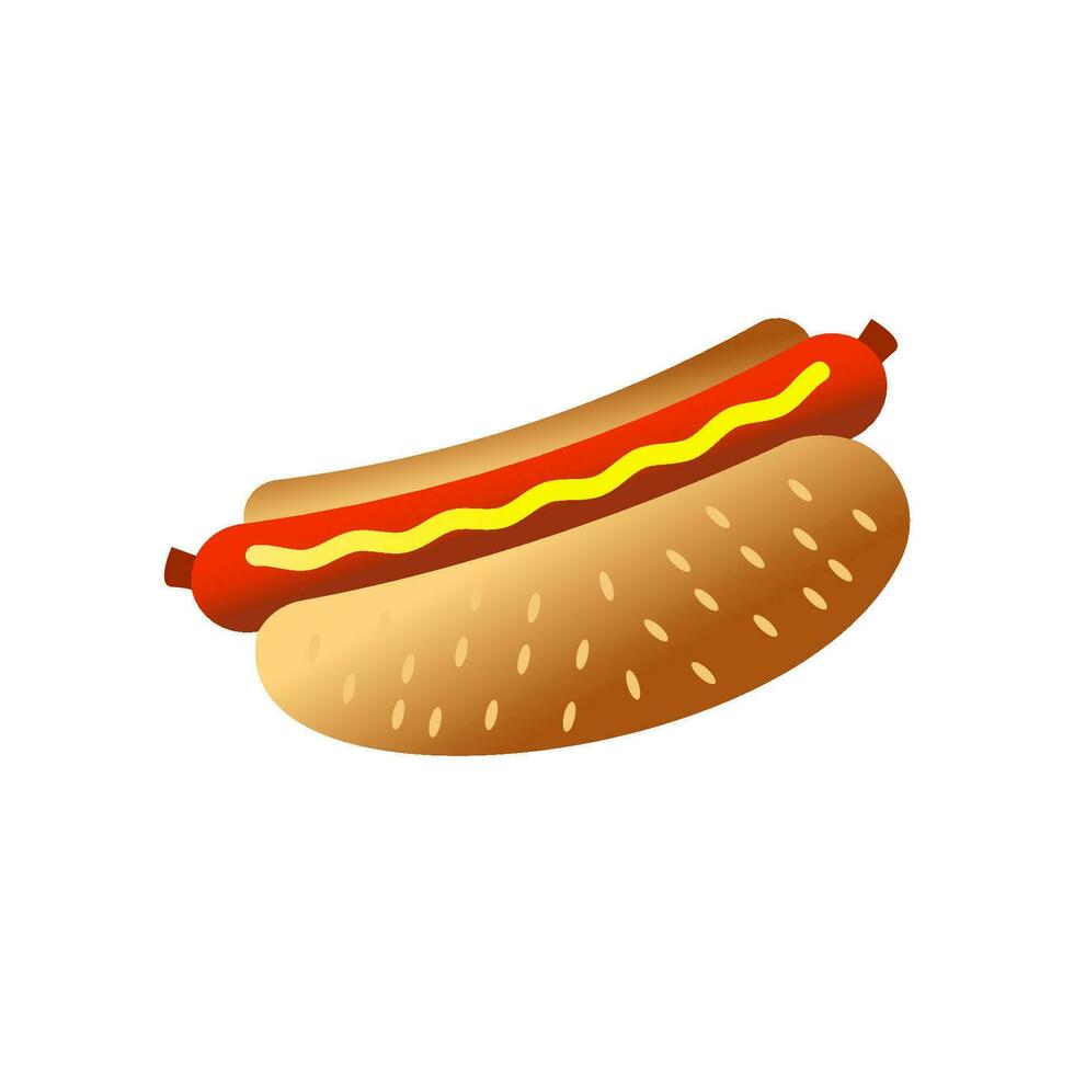 hot dog icon design vector