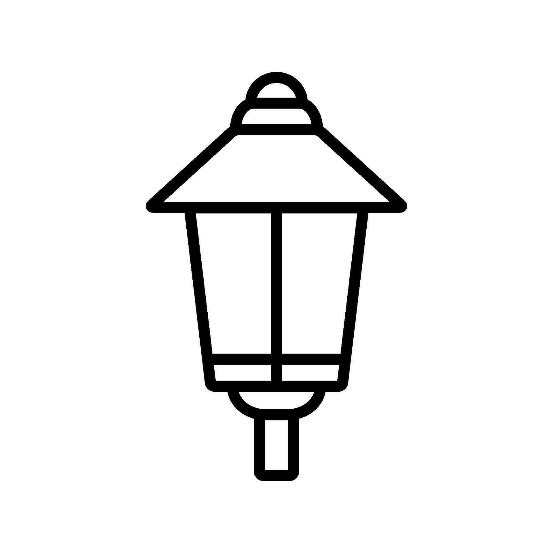 lamp garden icon design vector template 34529784 Vector Art at Vecteezy