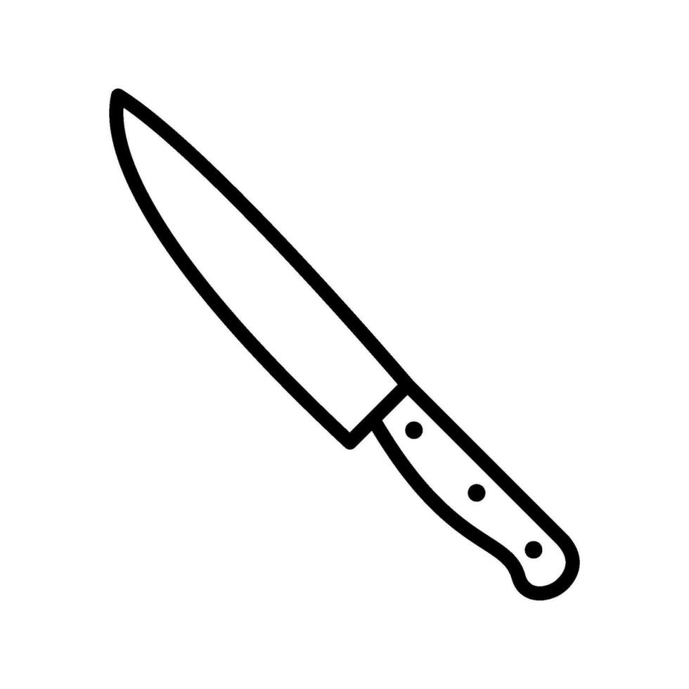 cuchillo icono vector modelo