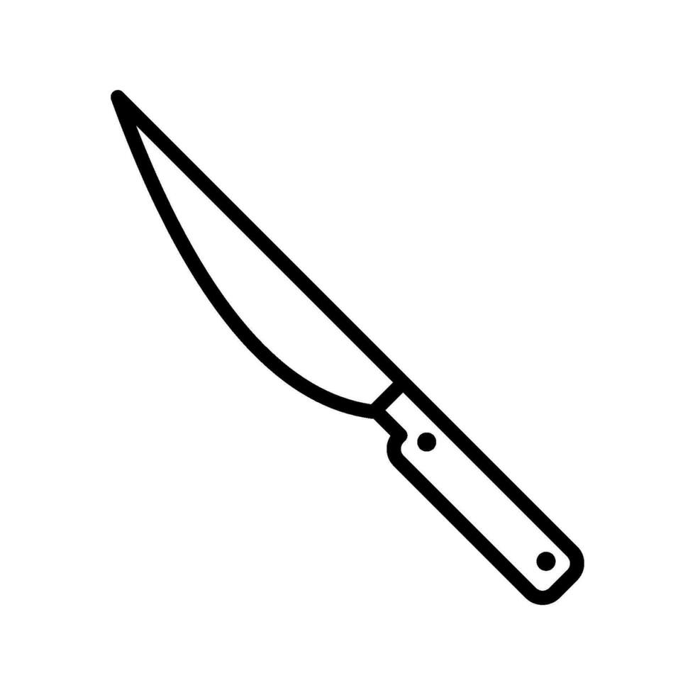 cuchillo icono vector modelo