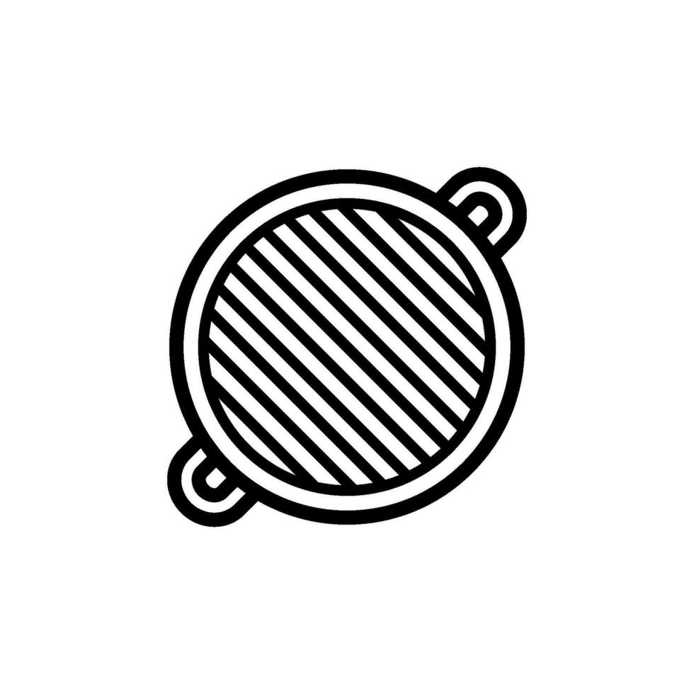 grill icon design vector