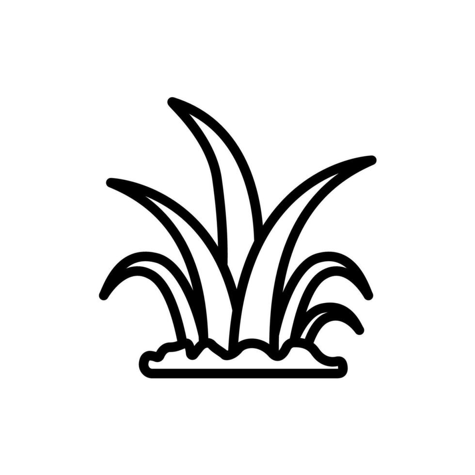 grass icon design vector template