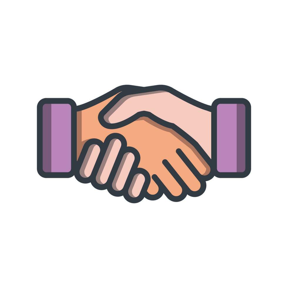 handshake icon design vector template