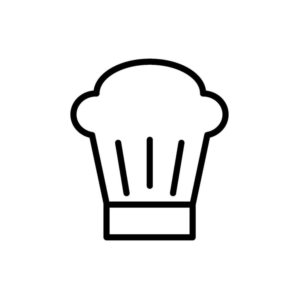 hat  chef icon vector template