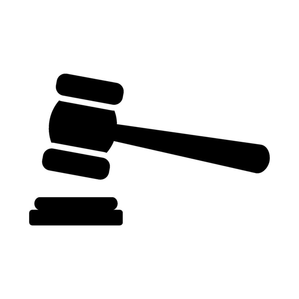 gavel law icon design vector template