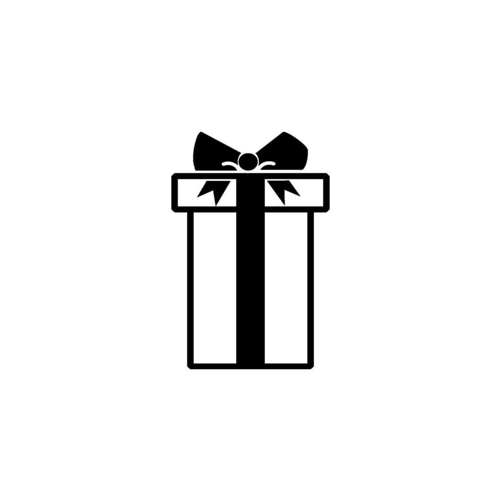 vector de icono de caja de regalo