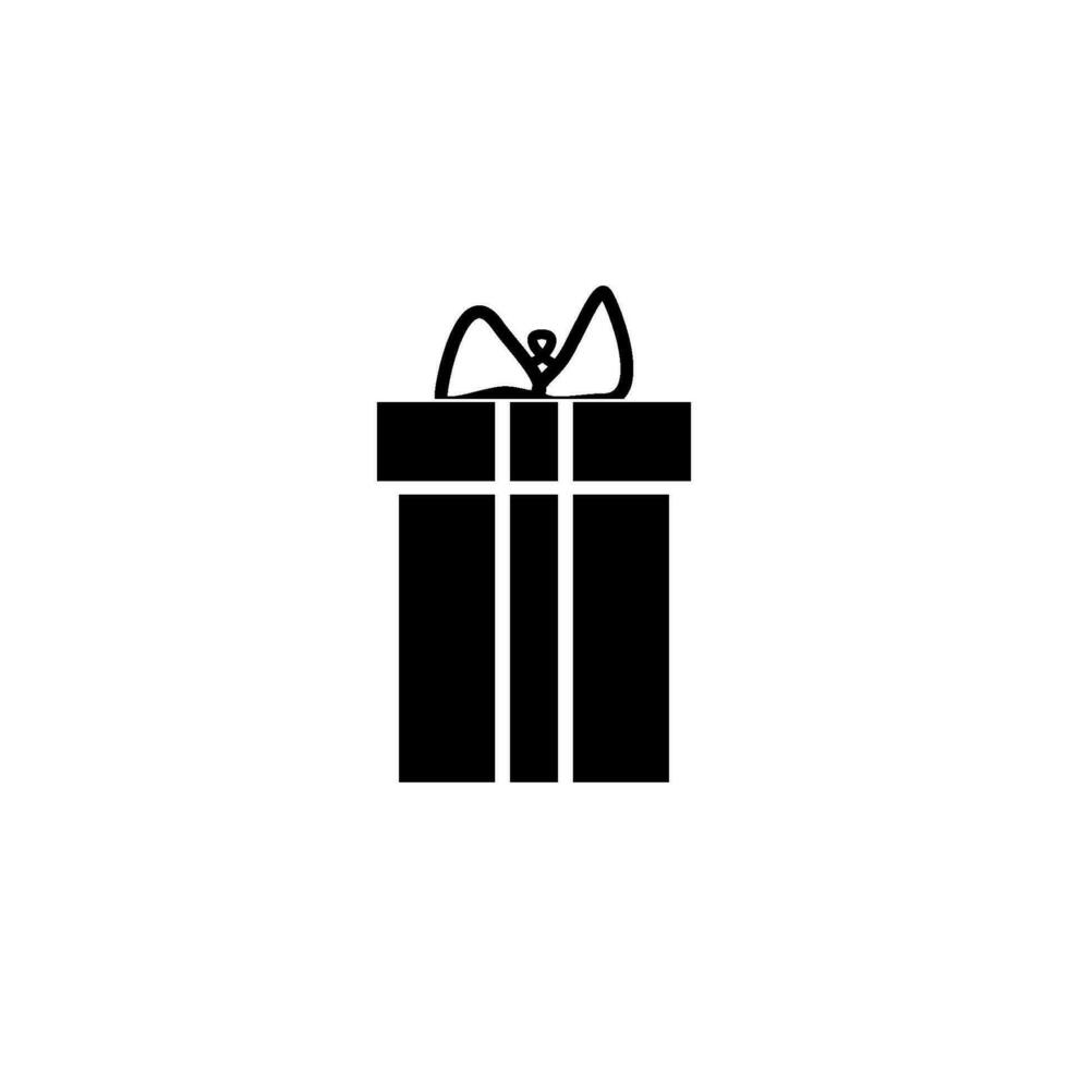 vector de icono de caja de regalo