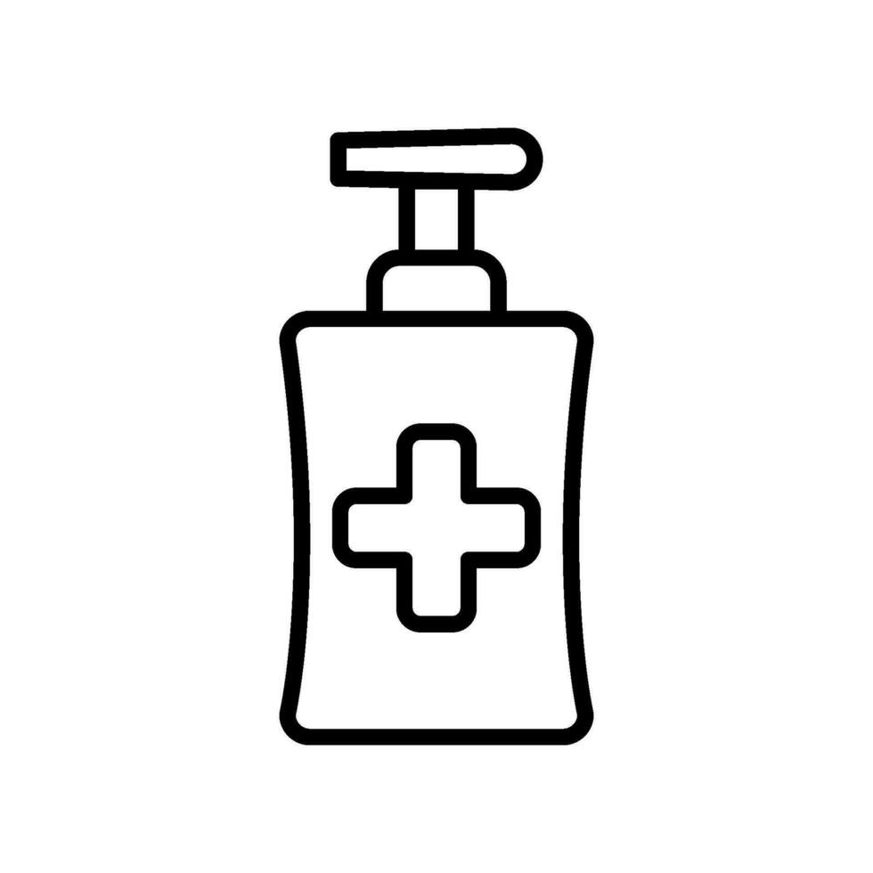 hand washing liquid soap icon vector