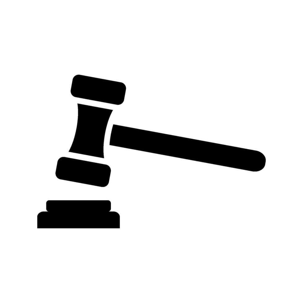 gavel law icon design vector template