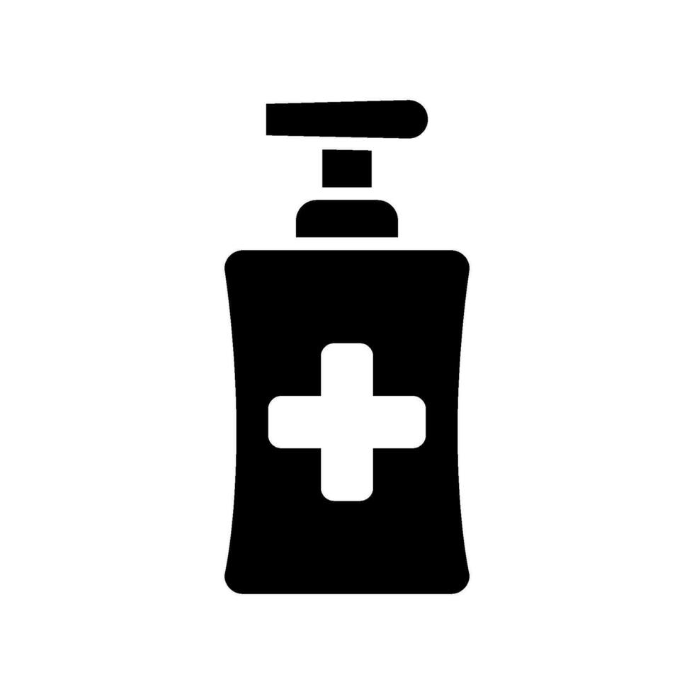 hand washing liquid soap icon vector