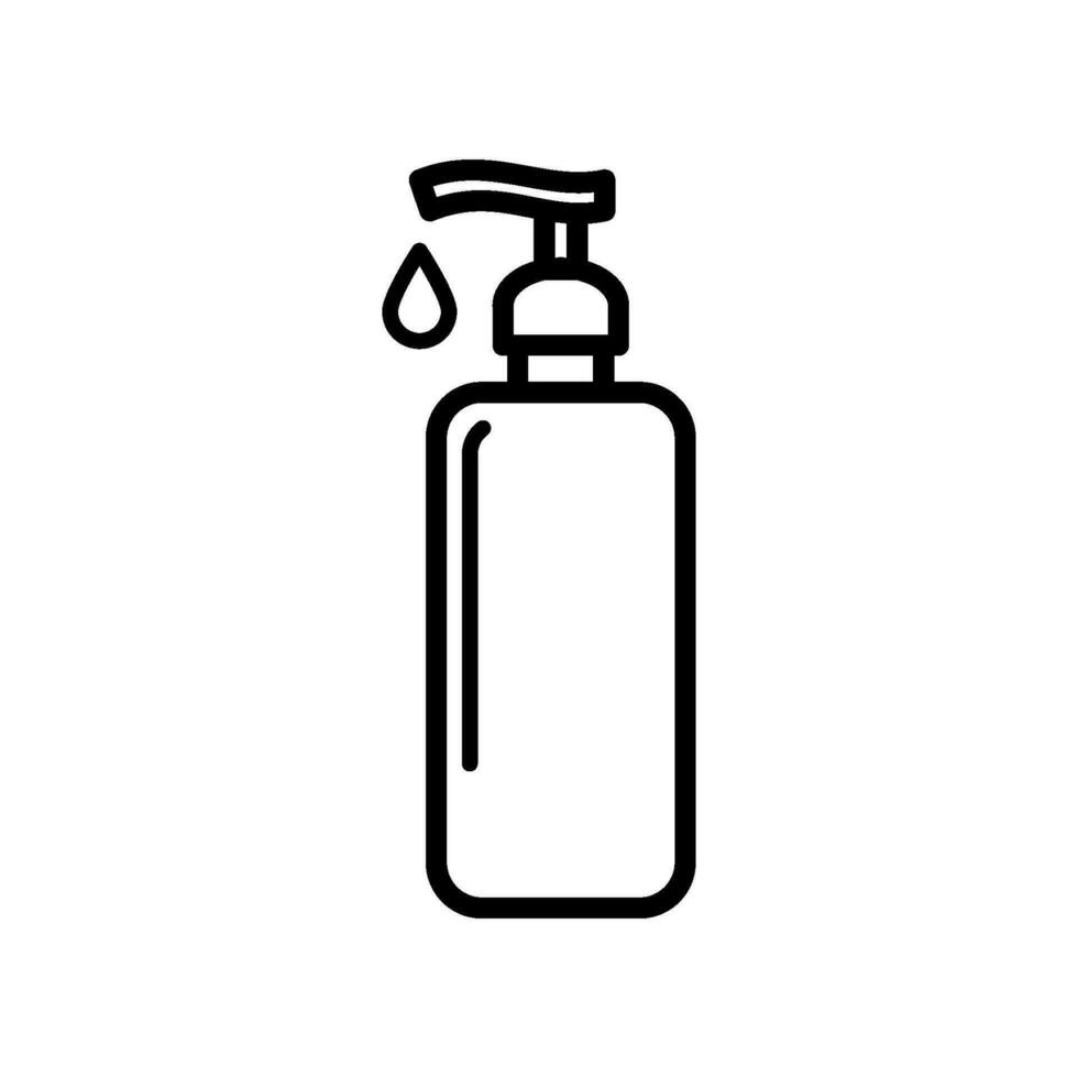 hand washing liquid soap icon vector