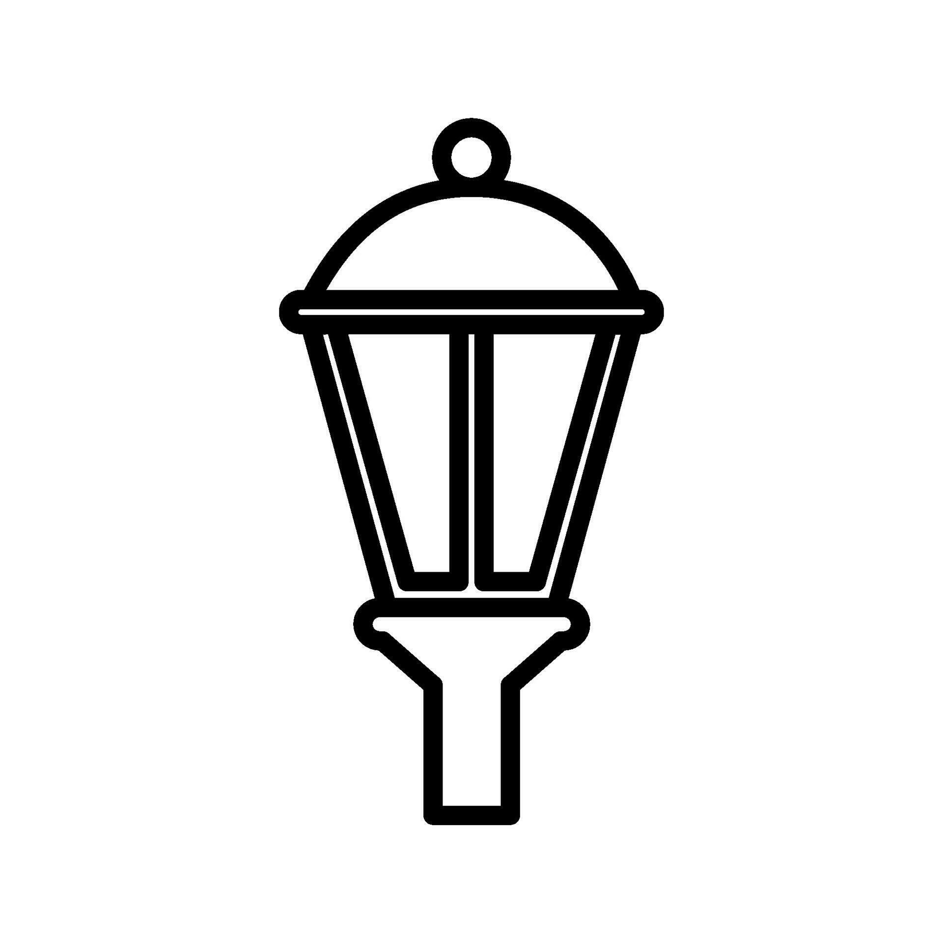 lamp garden icon design vector template 34530585 Vector Art at Vecteezy