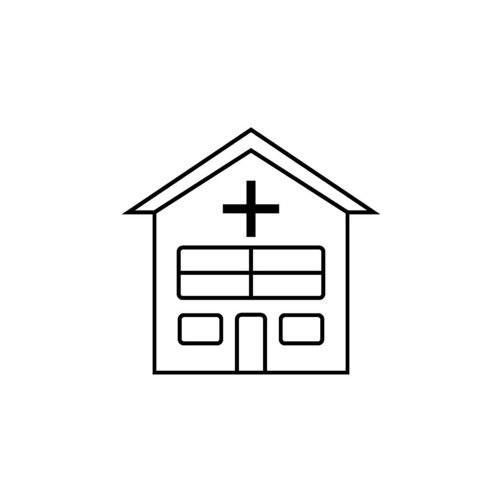 hospital icon vector