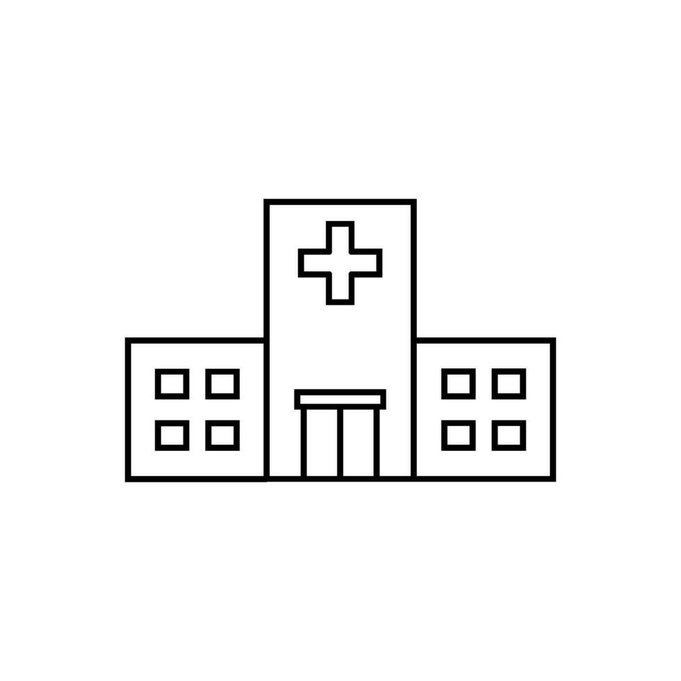 hospital icon vector