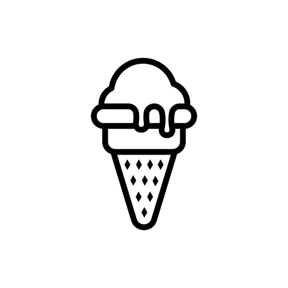 ice cream icon design vector