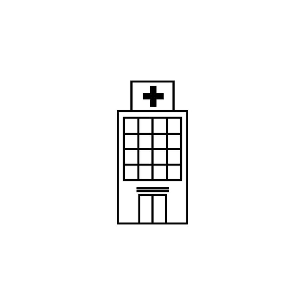 hospital icon vector