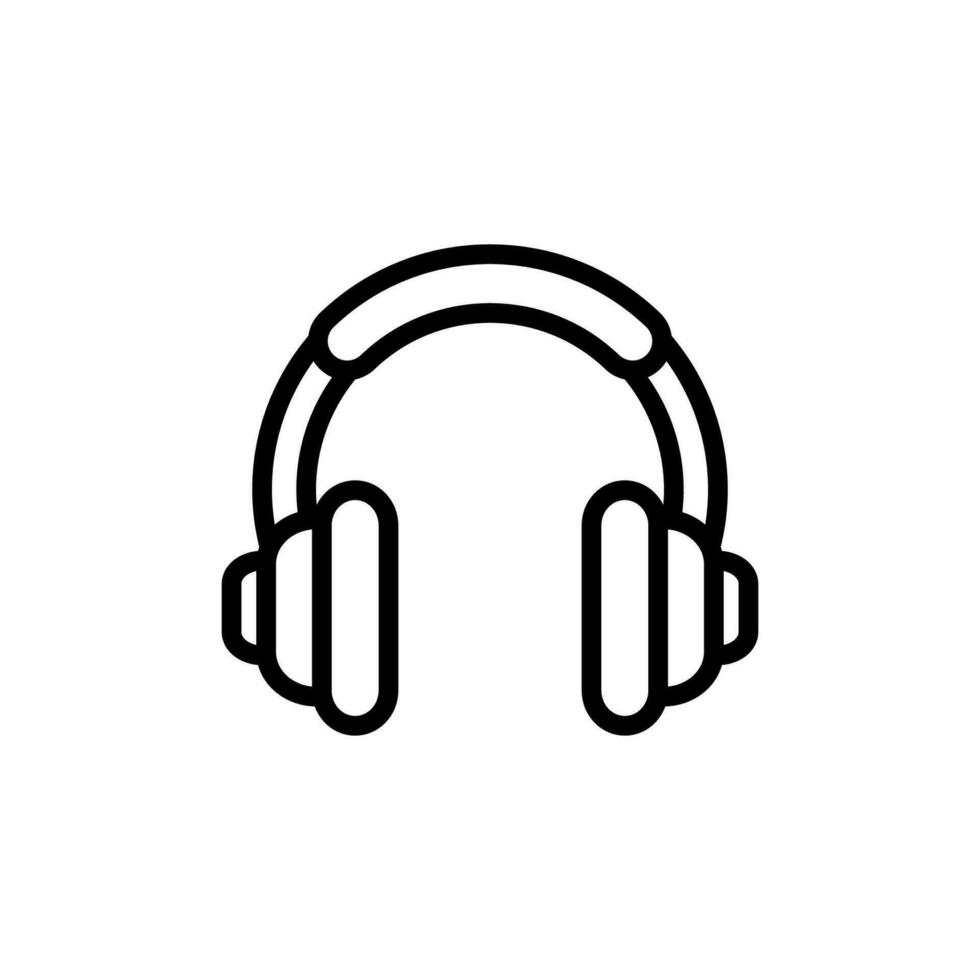 headphone icon design vector template