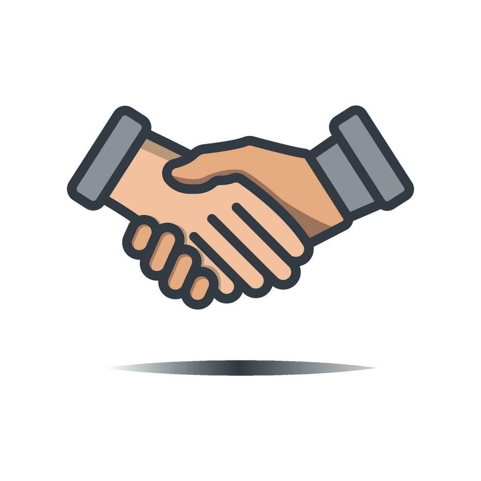 handshake icon design vector template