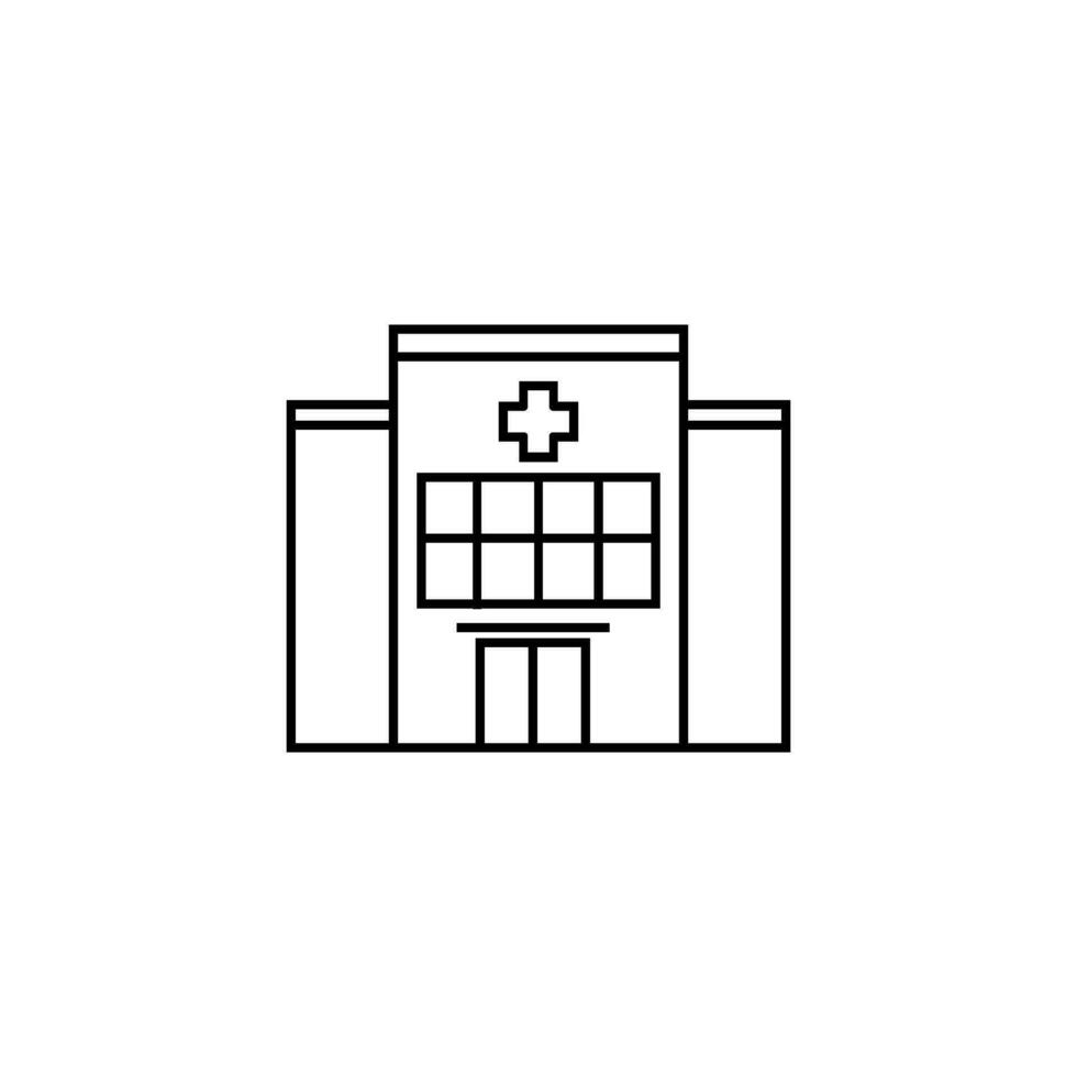 hospital icon vector