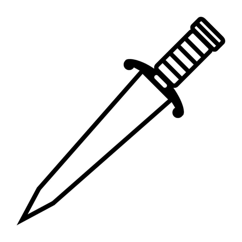 dagger icon design vector template