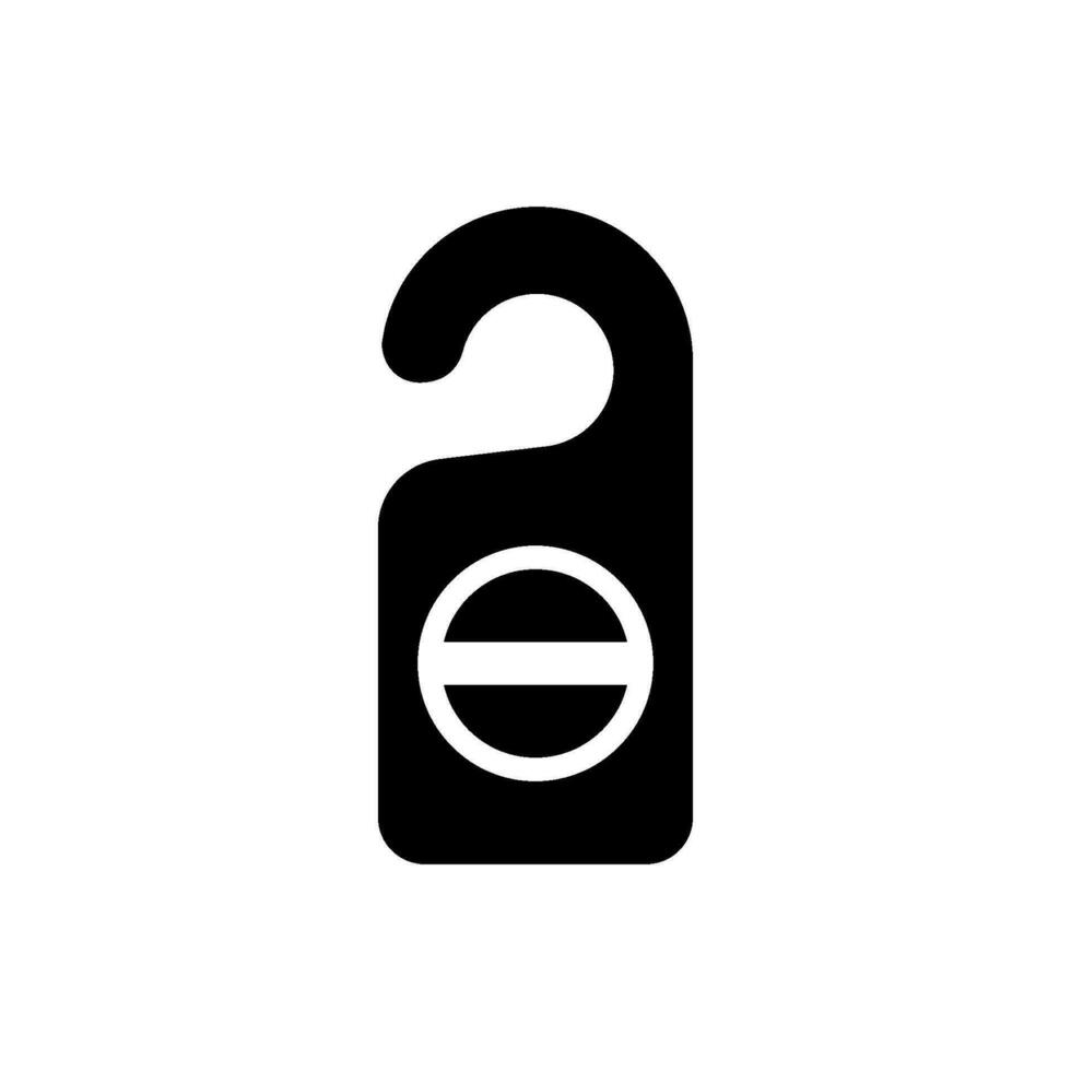 do not distrub icon design vector