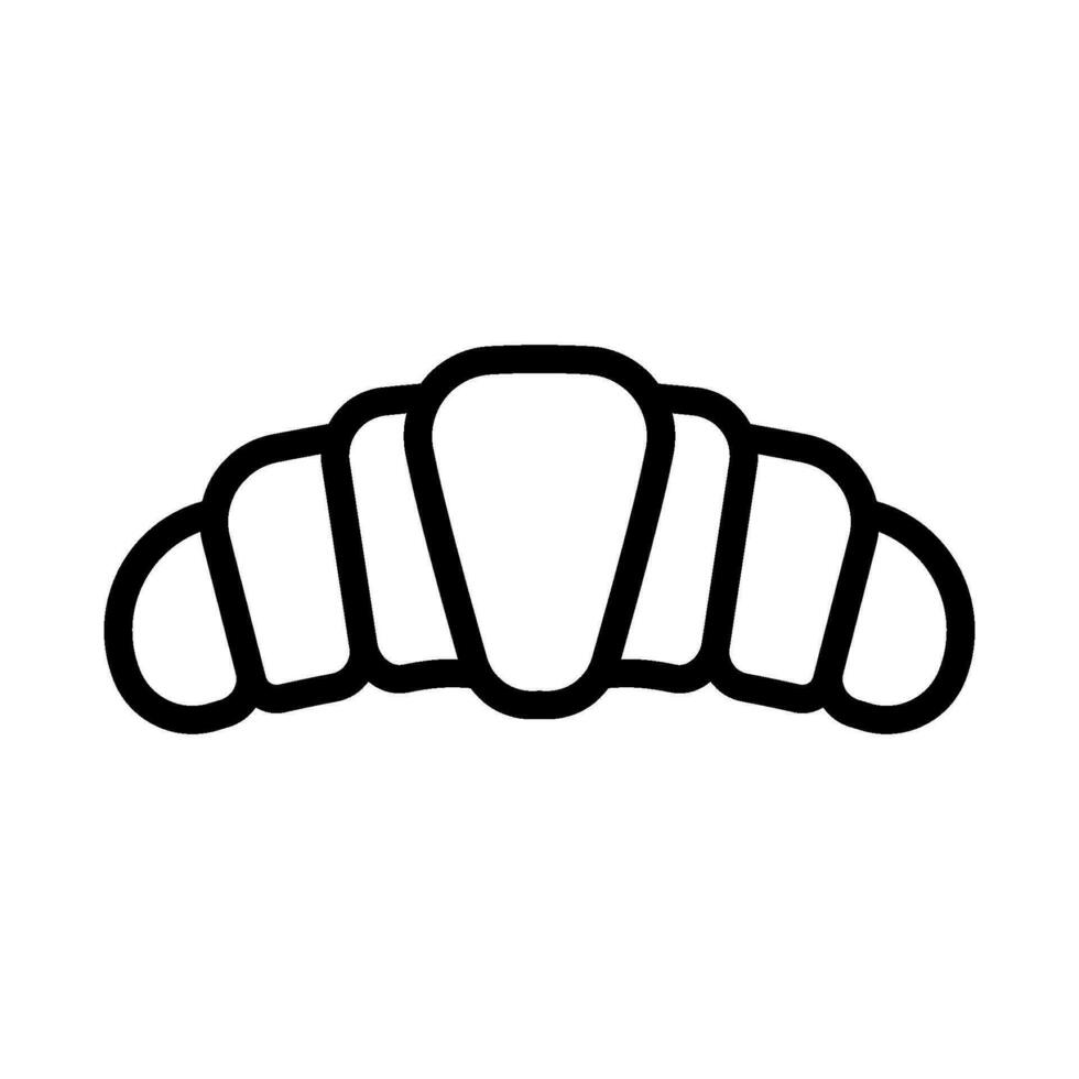 croissant icon design vector template