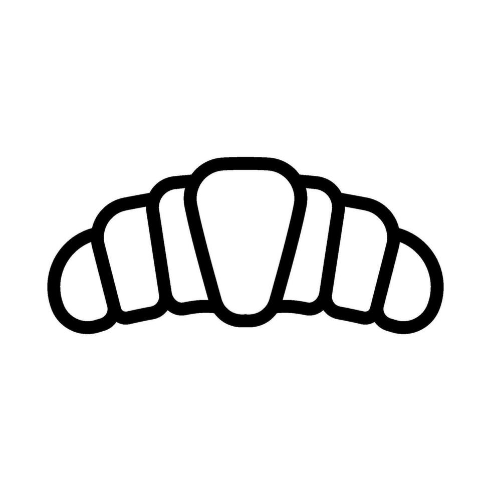 croissant icon design vector template