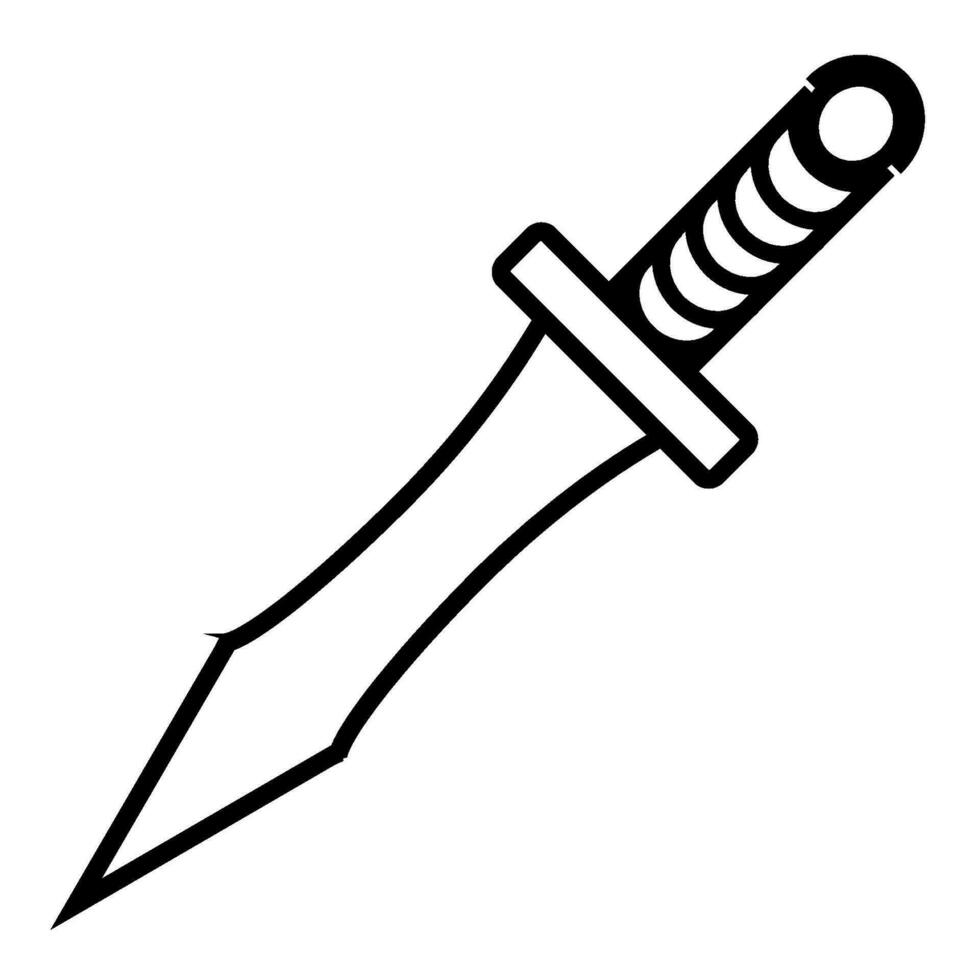 dagger icon design vector template