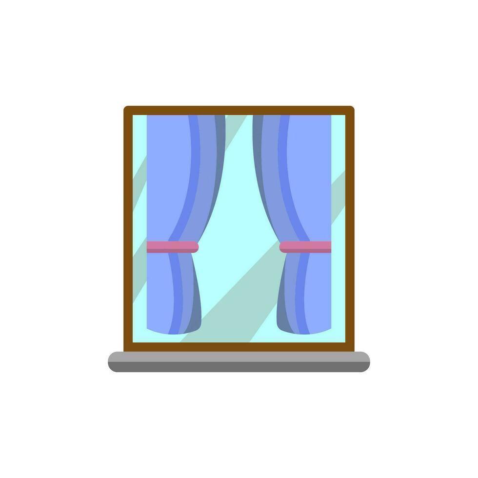 curtain icon design vector template