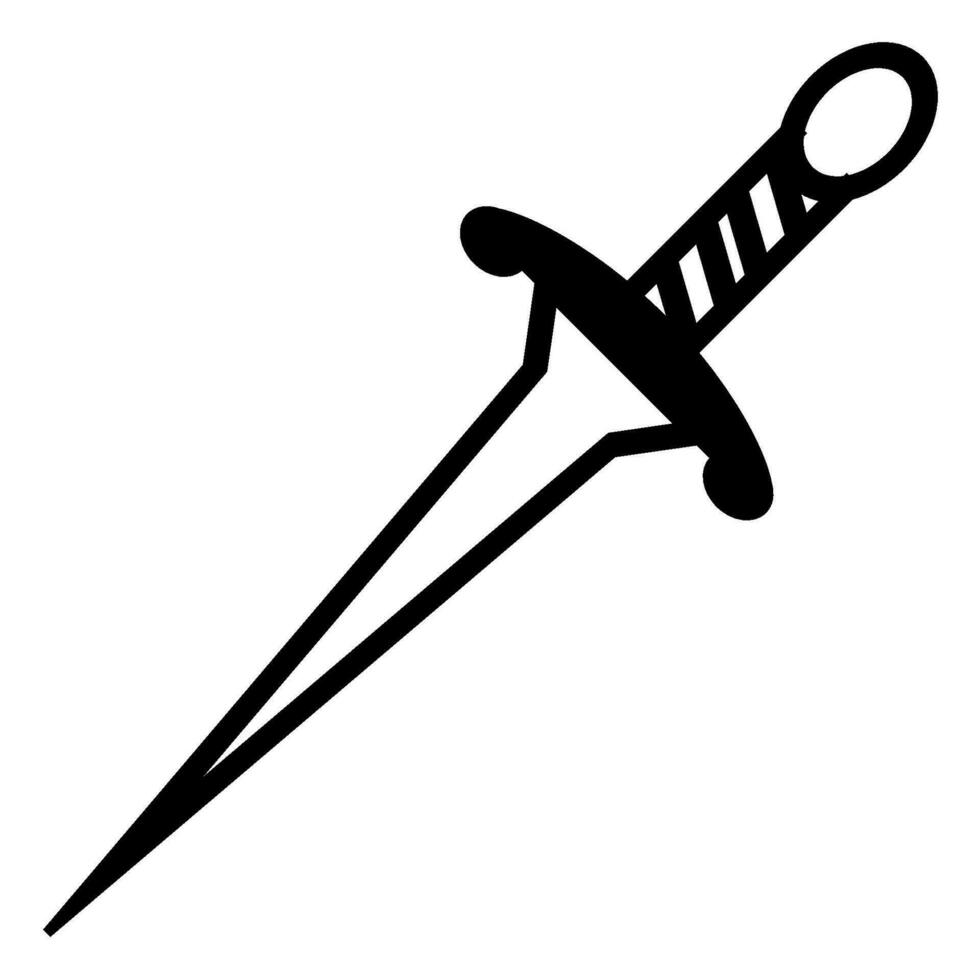 dagger icon design vector template