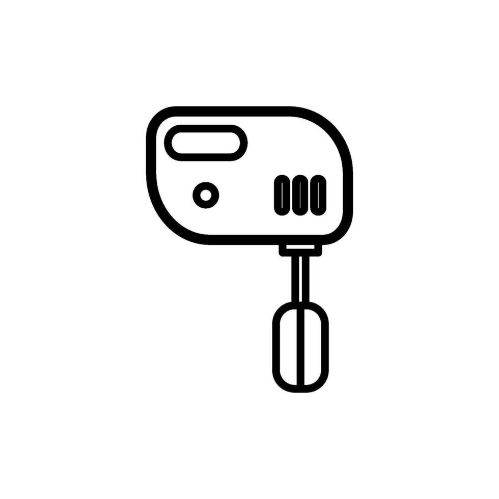 electric mixer icon vector template